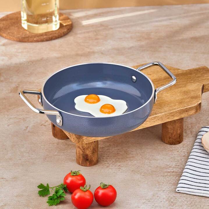 Taç Sera Feel Seramik Yanmaz Yapışmaz Sahan 22 cm / Gri