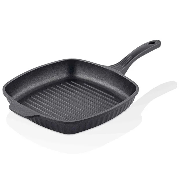 Taç Valeriya Döküm 28 cm Kare Izgara Tava