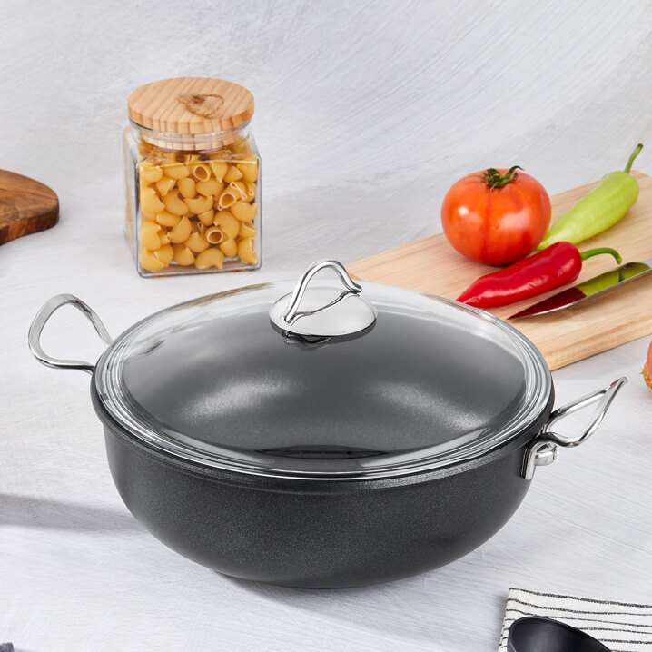 Taç Corvina 30 Cm Döküm Derin Tencere