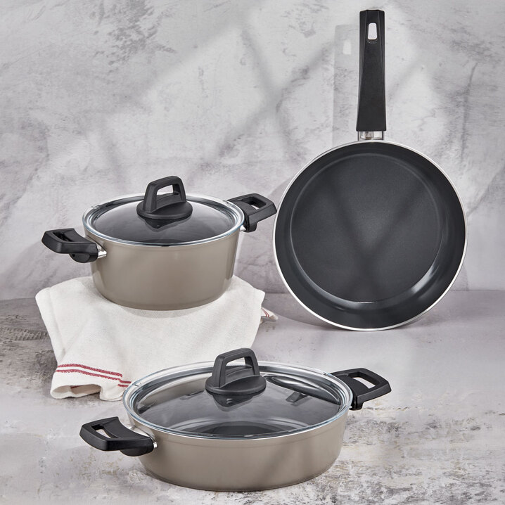 Taç Serana Seramik 5 Parça Tencere Seti