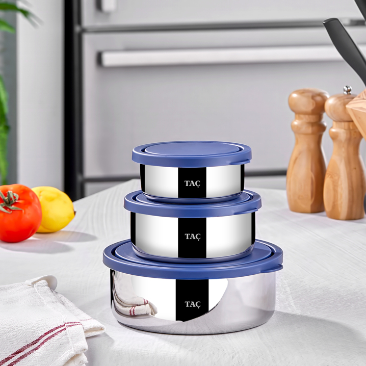 Taç Baby 10 parça Düdüklü Tencere Saklama Kabı Seti