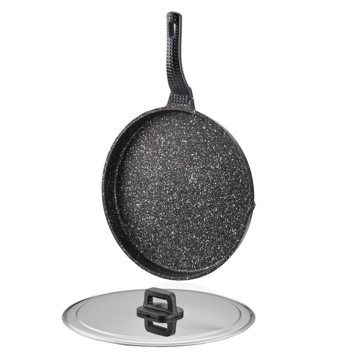 Taç Döküm Granit Balık Tavası 34 Cm