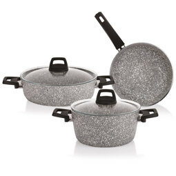 MaxxCook 5 Parça Granit Tencere Seti