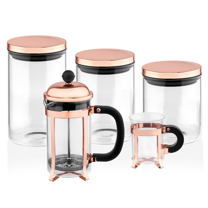 Taç Aloha 5 Parça French Press Seti