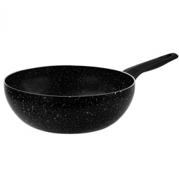 Taç Ultra Granit Plus Wok Tava 24 cm Siyah